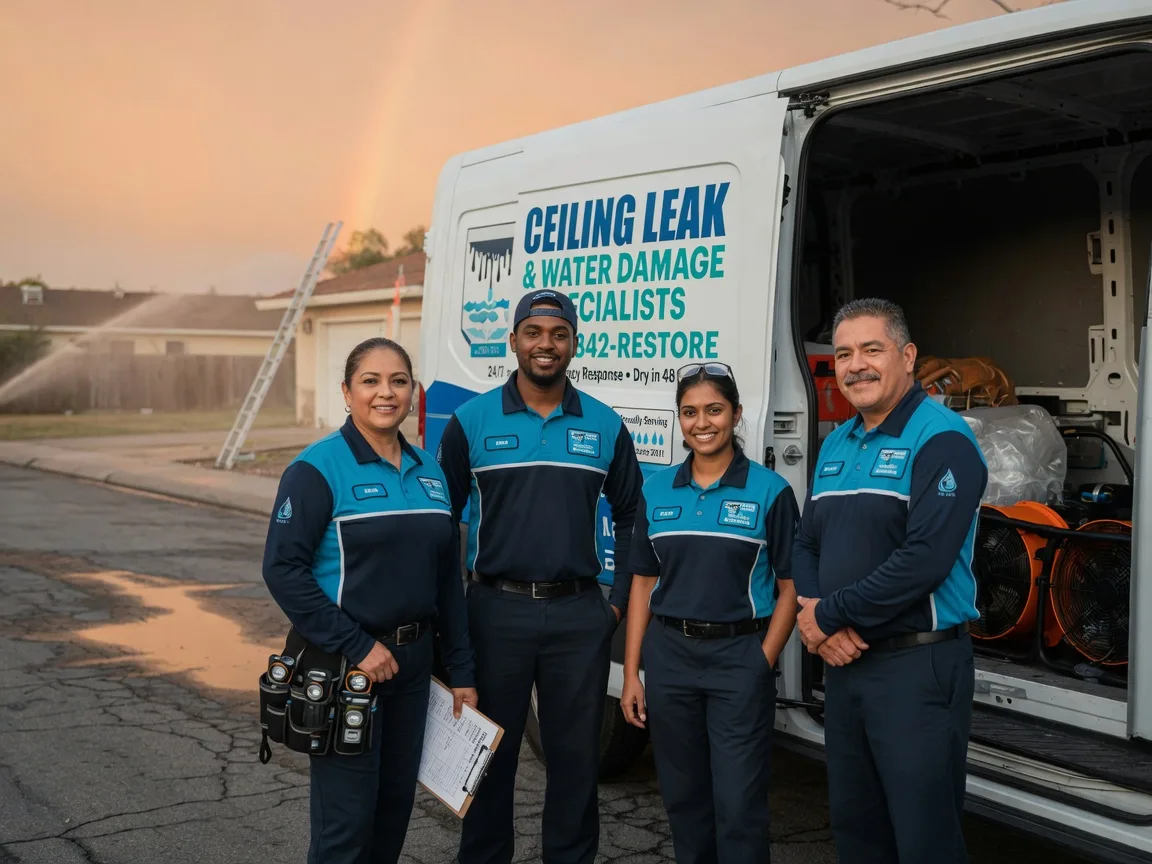 Ceiling Leak Cleanup company in Lomax, IL
