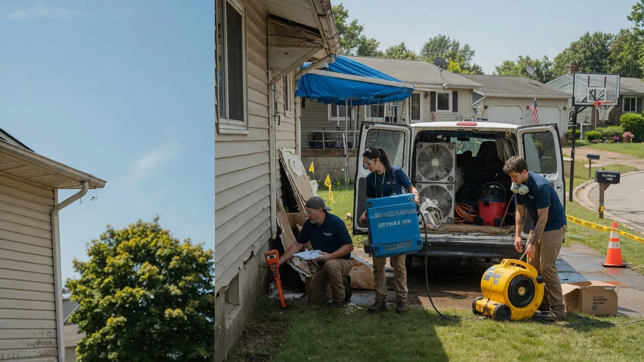 Ceiling Leak Cleanup in Lomax, IL near me