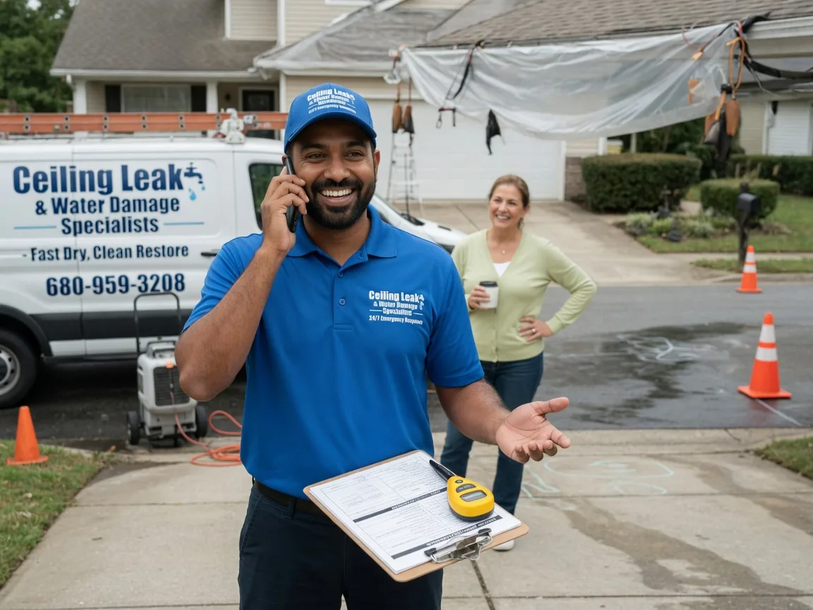 Ceiling Leak Cleanup Lomax, IL FAQs